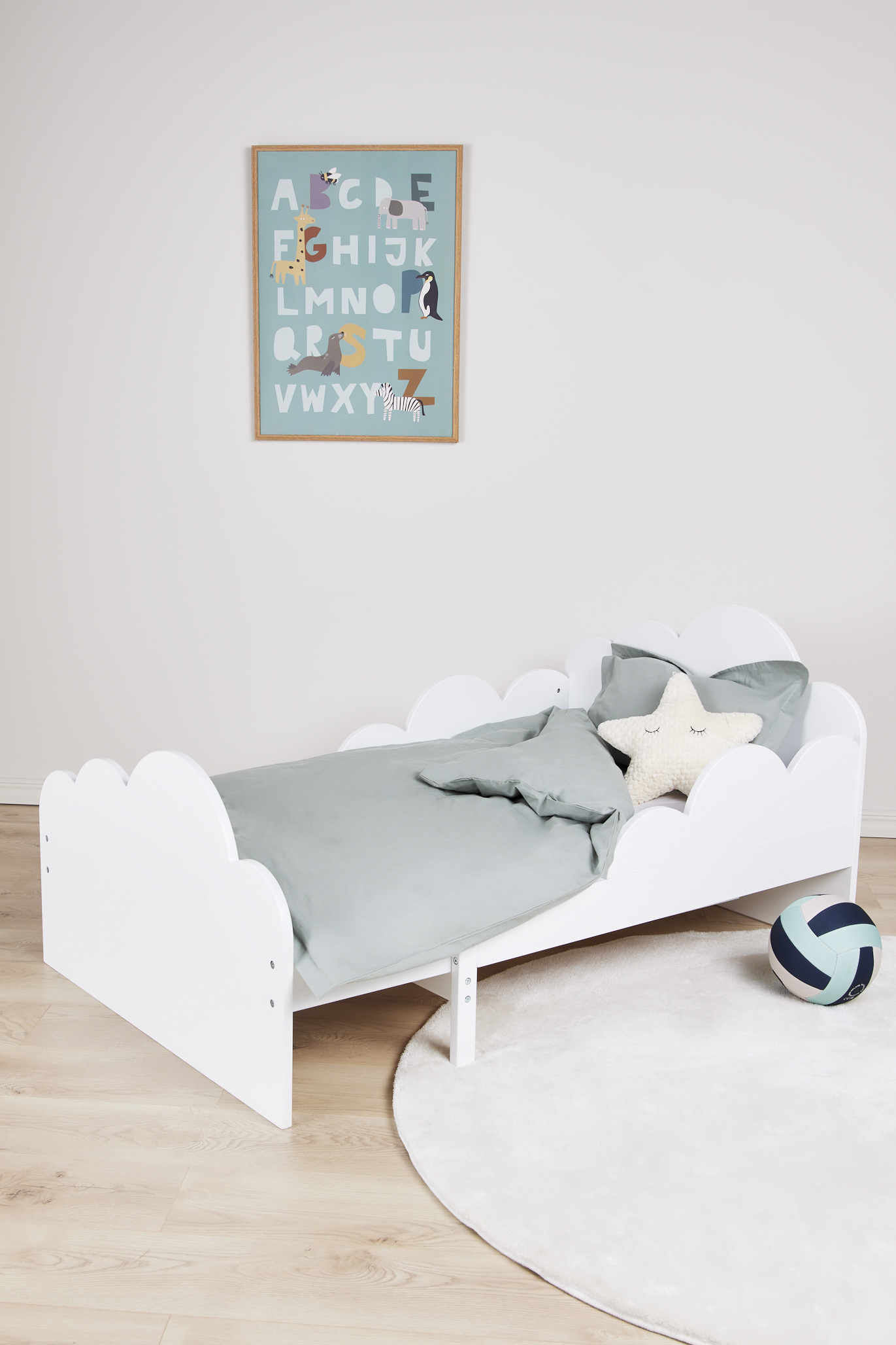 JLY DREAM Grow Seng ELISE, Hvit - Juniorsenger - Furu,Plywood,MDF